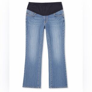Chip & Pepper Light Blue Straight Leg  Maternity Jeans